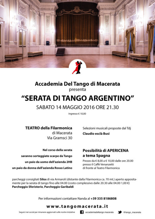 Milonga di Tango Macerata Maggio 2016